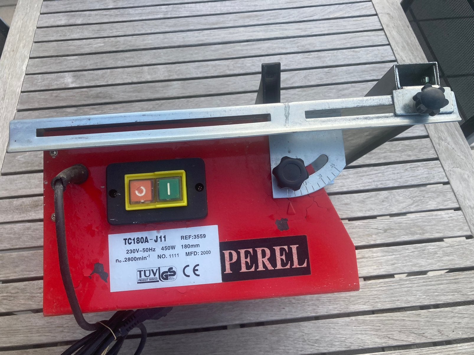 Tegelwaterzaag, Ophalen, Overige typen, Zo goed als nieuw, 30 tot 70 mm