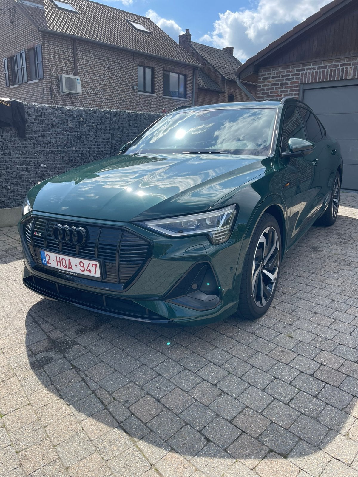 Audi e-tron 55 Sportback 408PK | S Line | Matrix | Pano |, Auto's, Automaat, Leder, Elektrisch, Particulier