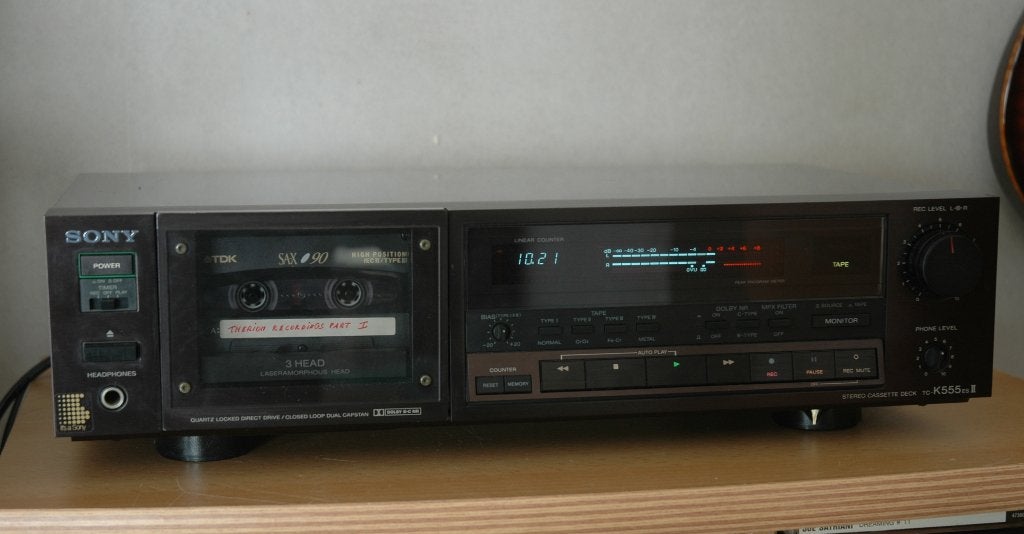 Sony TC-K555 ES II, TV, Hi-fi & Vidéo, Enlèvement, Simple, Sony, Commandes tactiles