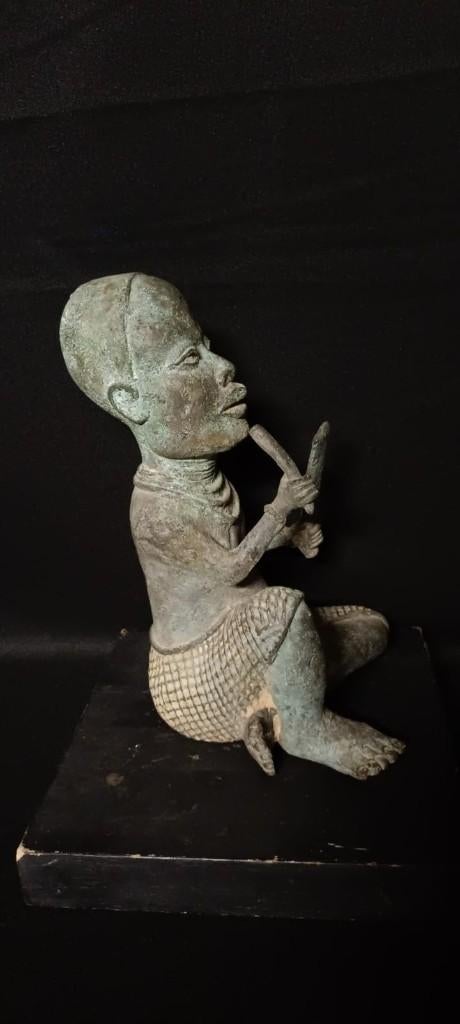 café Tada en bronze - Yoruba - Nigéria, Enlèvement ou Envoi