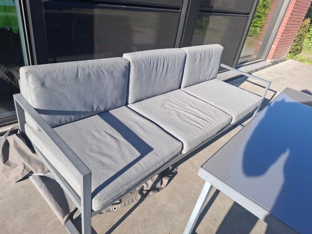 Tuinlounge tuinset tuinzetel, Tuin en Terras, Ophalen, Gebruikt, Aluminium