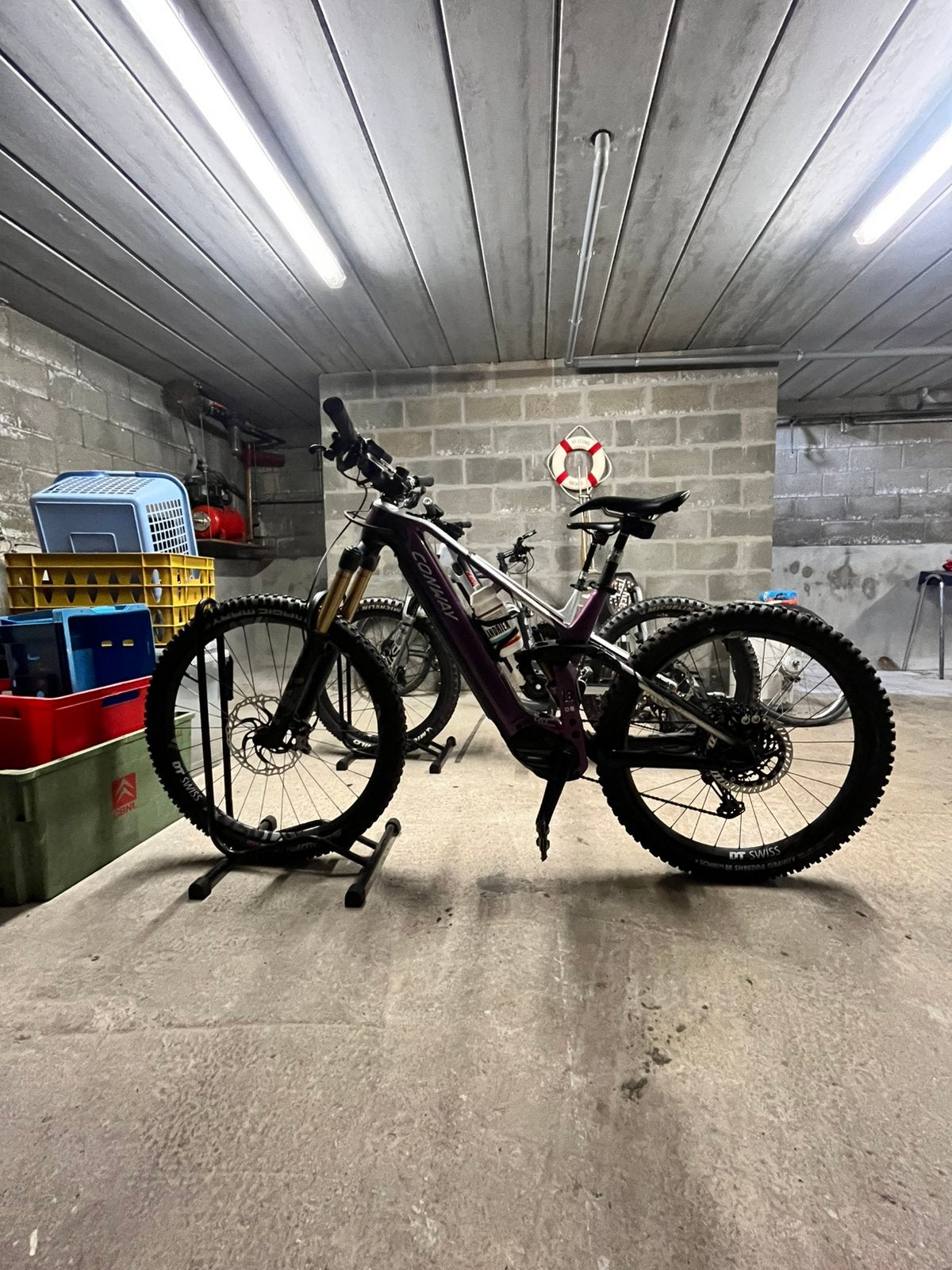 Elektrische mountainbike en elektrische fiets, Ophalen, Gebruikt