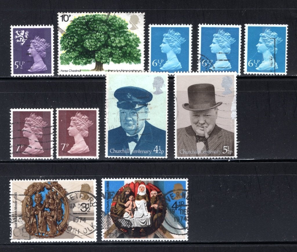 GROOT BRITTANIE Lot 1974 gestempeld, Postzegels en Munten, Postzegels | Europa | UK, Verzenden, Gestempeld