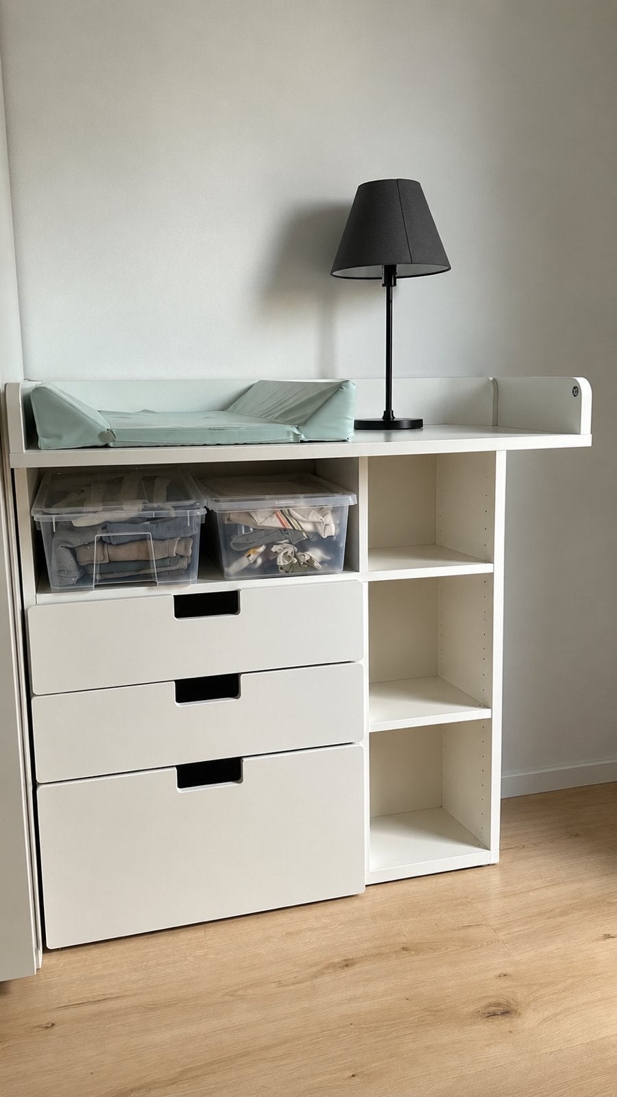 Table à langer + commode IKEA, Enlèvement, Utilisé, Autres types