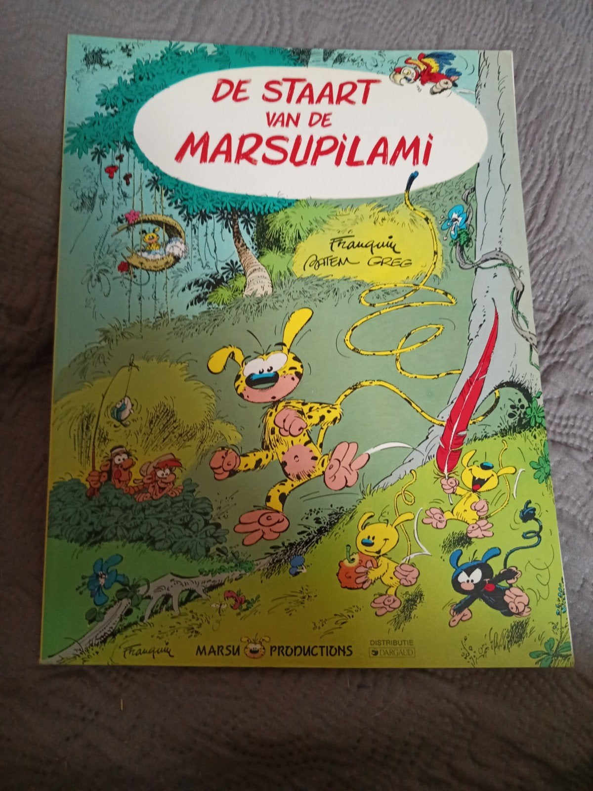 de staart van de marsupilami EO, Enlèvement ou Envoi, Une BD, Comme neuf, Franquin
