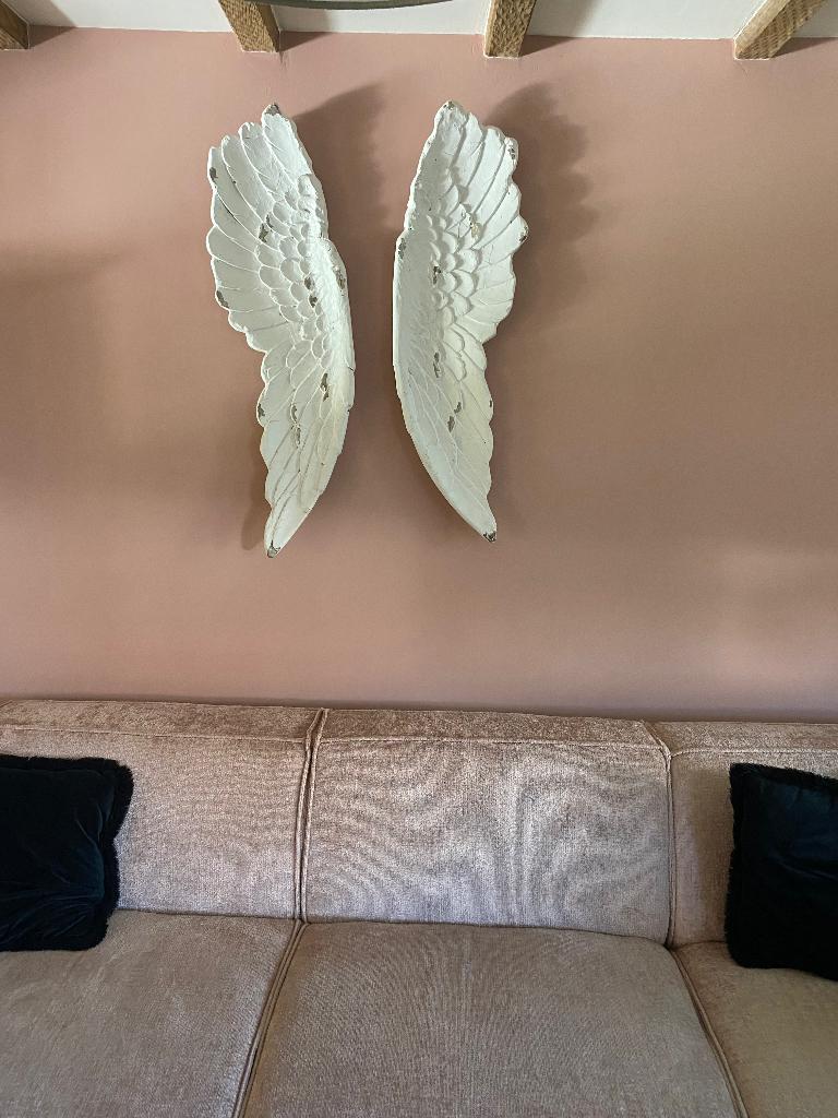 Prachtige Engelenvleugels, 30 cm, 105 cm, Enlèvement, Avec système de suspension