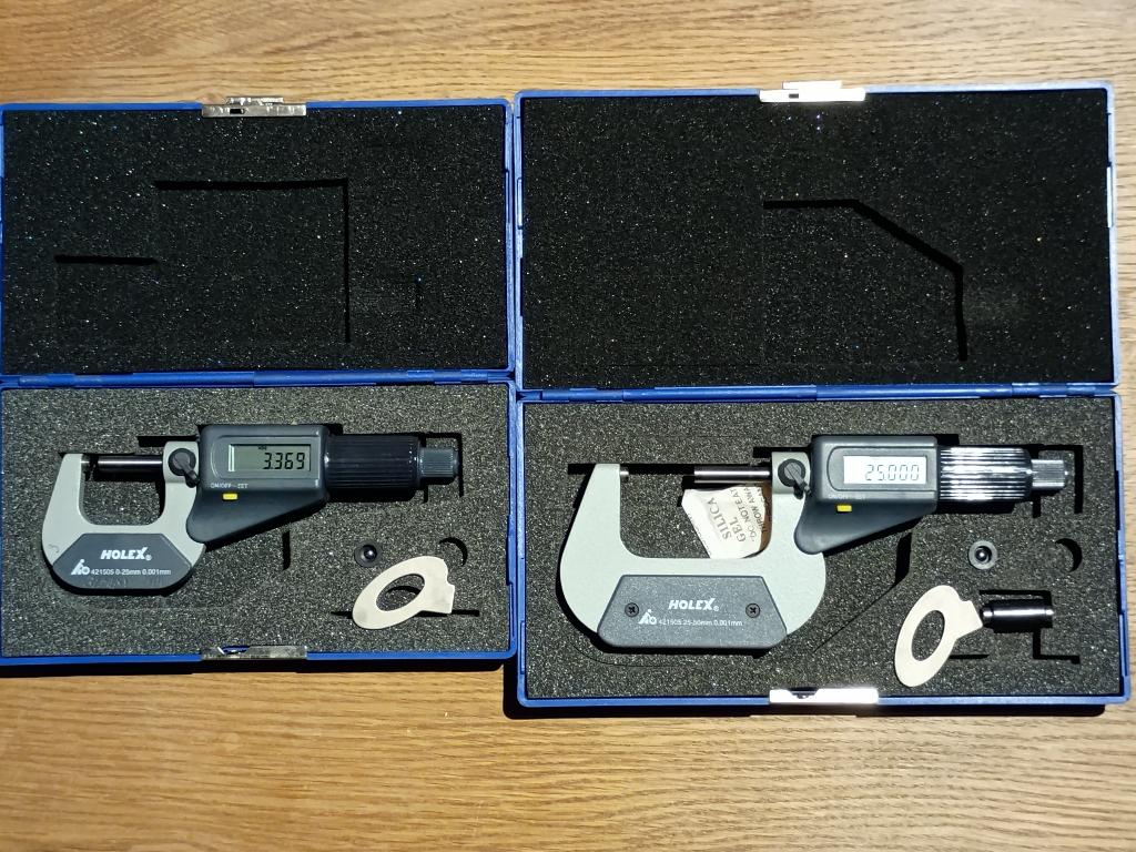 Holex digitale micrometers, Ophalen, Gebruikt, Overige meters