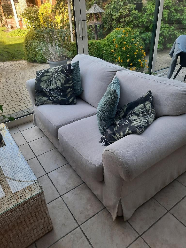 2 x tweezit zetel, Huis en Inrichting, Ophalen, Gebruikt, Tweepersoons, Landelijk