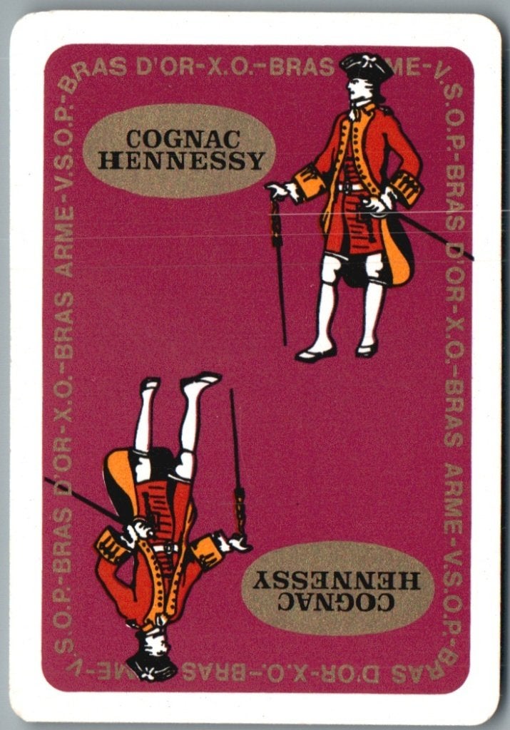 speelkaart - LK15384 - cognac Hennessy, Collections, Envoi, Comme neuf, Carte(s) à jouer