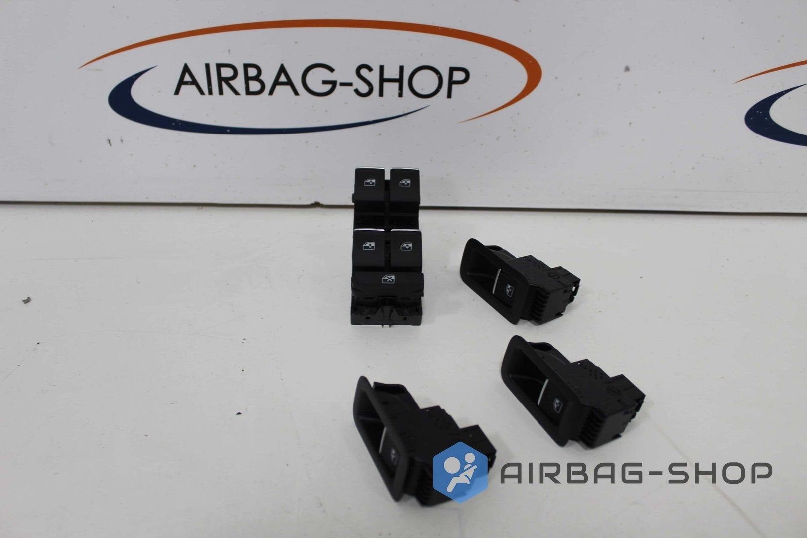 Volkswagen Golf 7 Raamschakelaars Chrome set Highline, Gebruikt, -, Volkswagen, -
