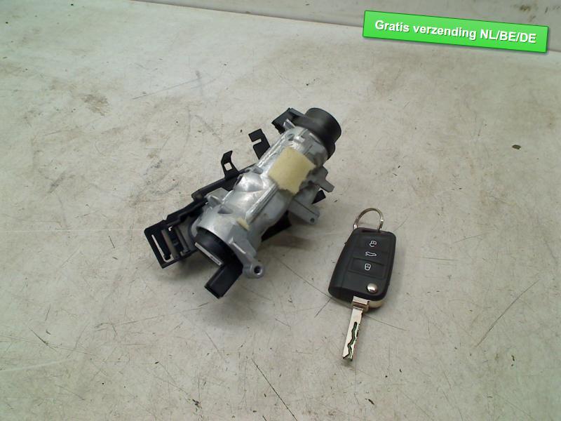 CONTACTSLOT + SLEUTEL Volkswagen T-Roc I (1K0905851B), Auto-onderdelen, Overige Auto-onderdelen, Volkswagen, Gebruikt