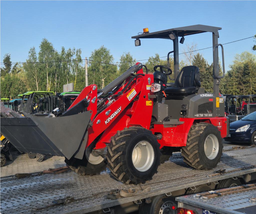 Chargeuse sur pneus KINGWAY H190 — NOUVEAU | Moteur Kubota, Envoi, Chargeuse sur pneus ou Chouleur