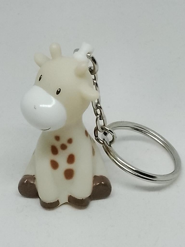 Schattige "Raf De Giraf" Sleutelhanger – Mini Giraffe Hanger, Ophalen of Verzenden, Gebruikt, Dier of Natuur
