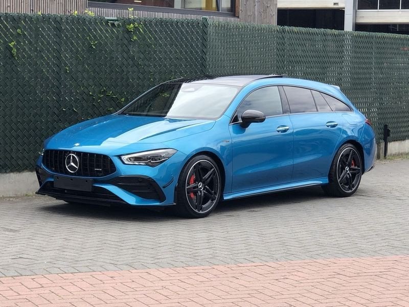 Mercedes-Benz CLA 35 AMG 8G-DCT 4MATIC Shooting Brake, Auto's, Automaat, CLA, Zwart, 4 cilinders
