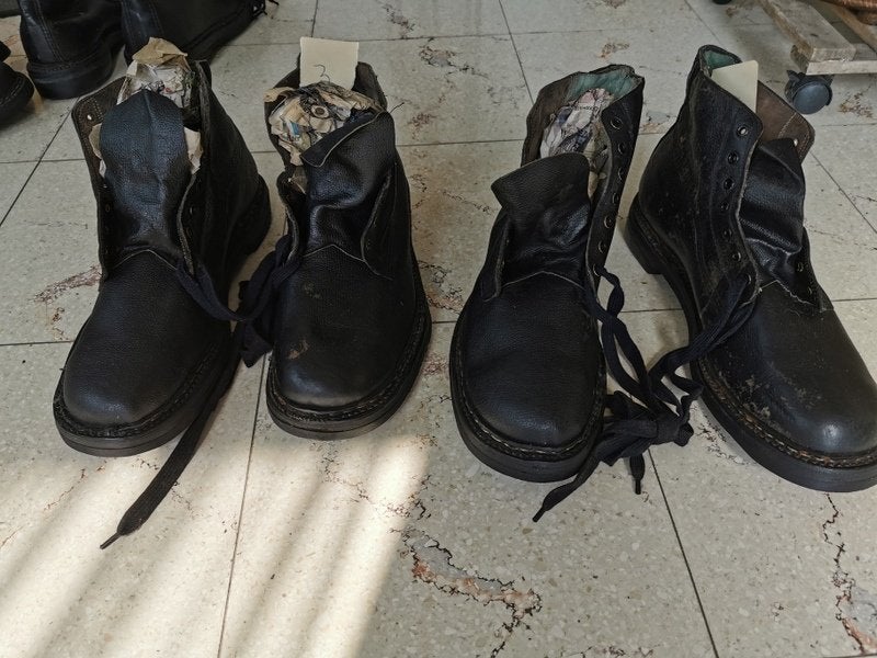 ABL Legerboots – hoge legerschoenen zwart AGL Mt 47-48 (3&4), Verzamelen, Ophalen, Landmacht, Kleding of Schoenen