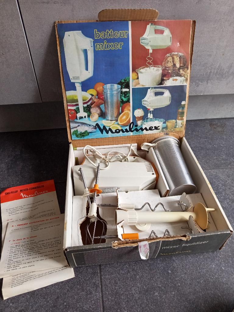 Moulinex vintage mixercollectie, Ophalen of Verzenden