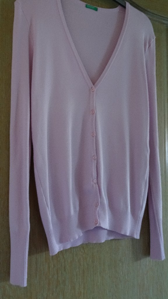 PULL BENETTON, Taille 38/40 (M), Enlèvement ou Envoi, Rose, Comme neuf