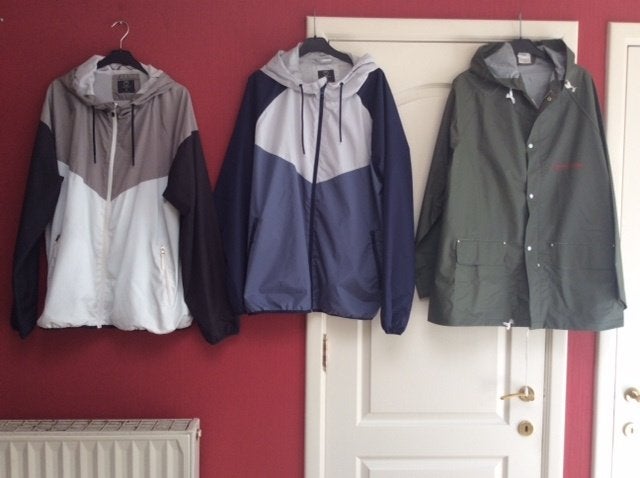 Te koop 3 anoraks maat XXL + regenjas XL, Kleding | Heren, Meerkleurig, Verschillende merken, Ophalen of Verzenden, Maat 56/58 (XL)