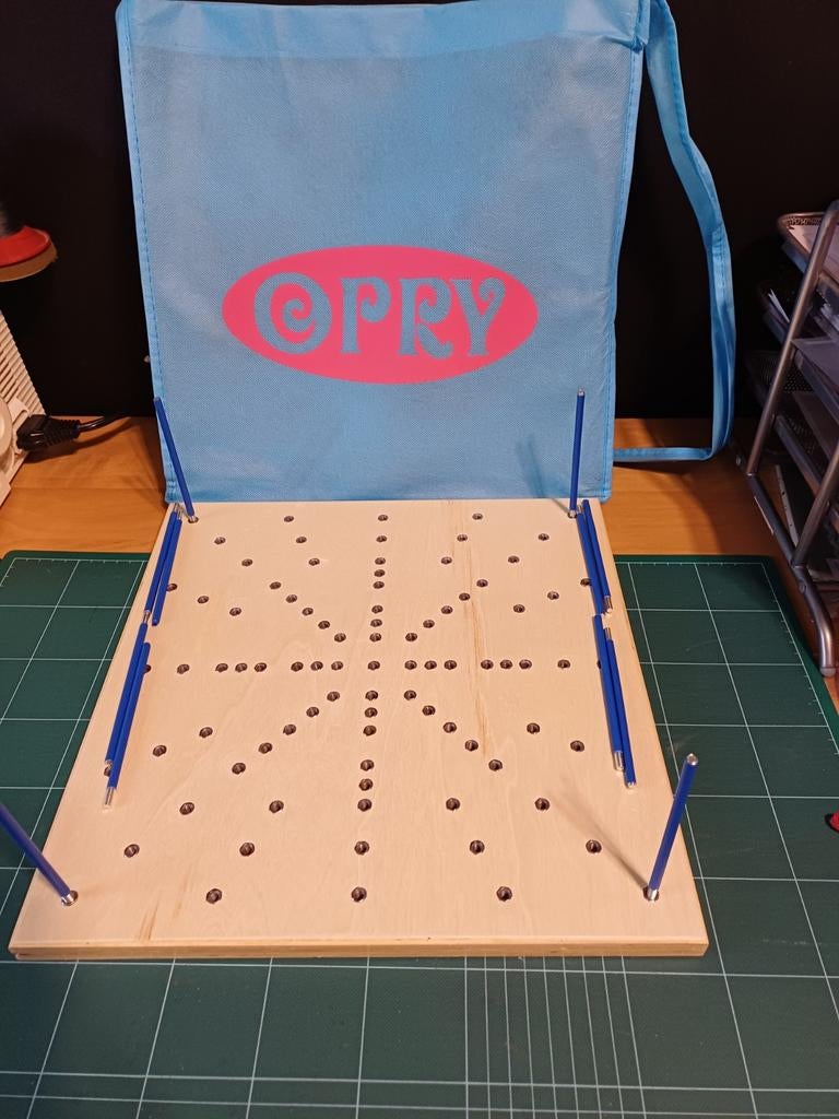 Spanblok voor granny square, Ophalen