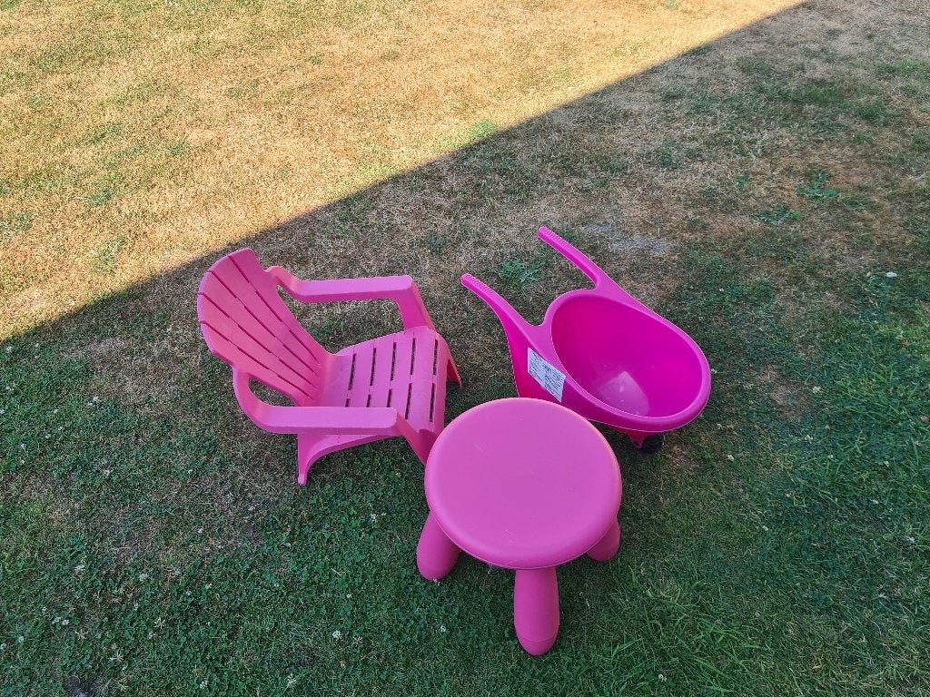 Kindertuinset, Ophalen, Gebruikt