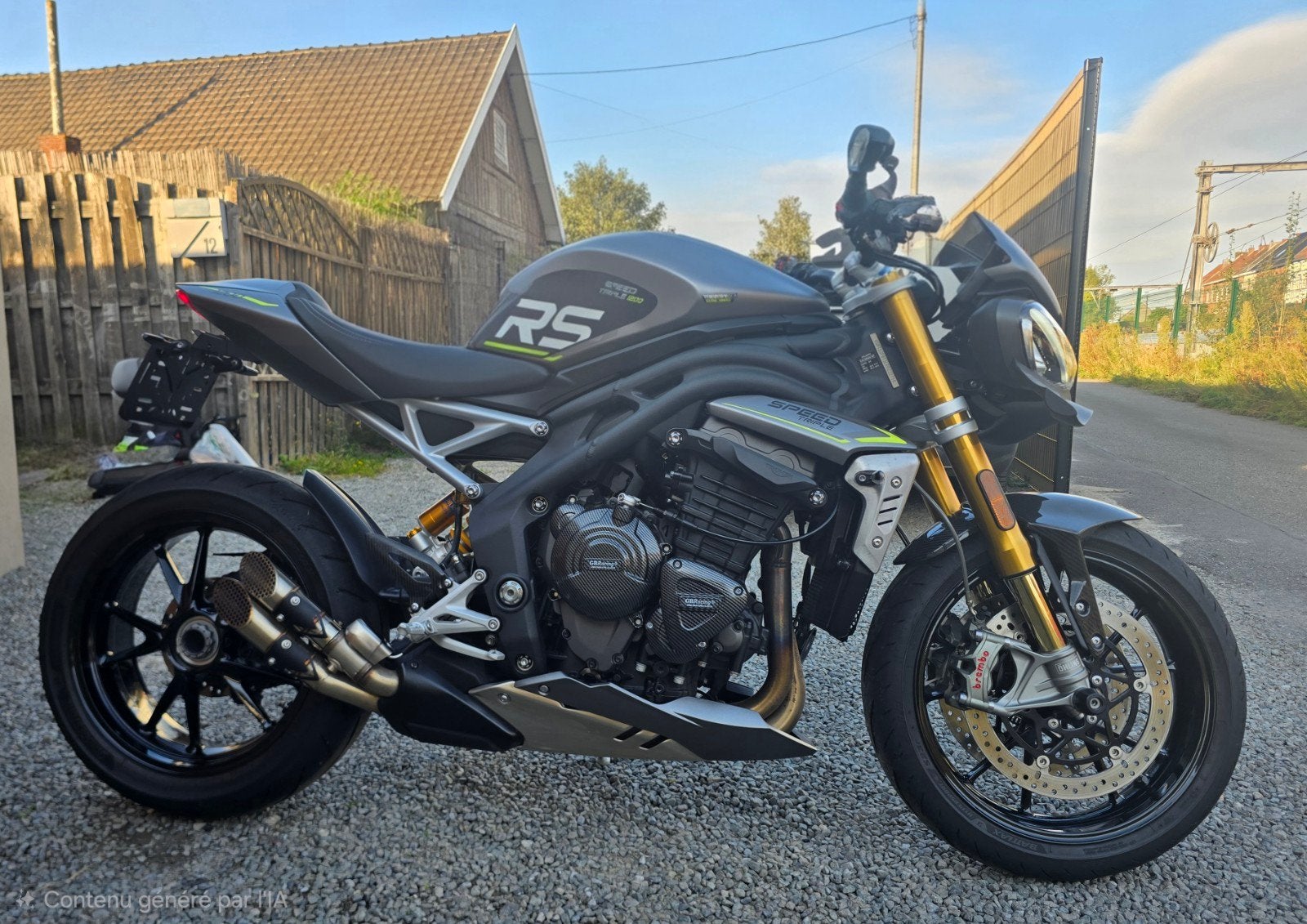 Triumph Speed Triple 1200 RS – 2024 – TVA déductible, Permis Moto A, Occasion, Plus de 35 kW, Poignées chauffantes