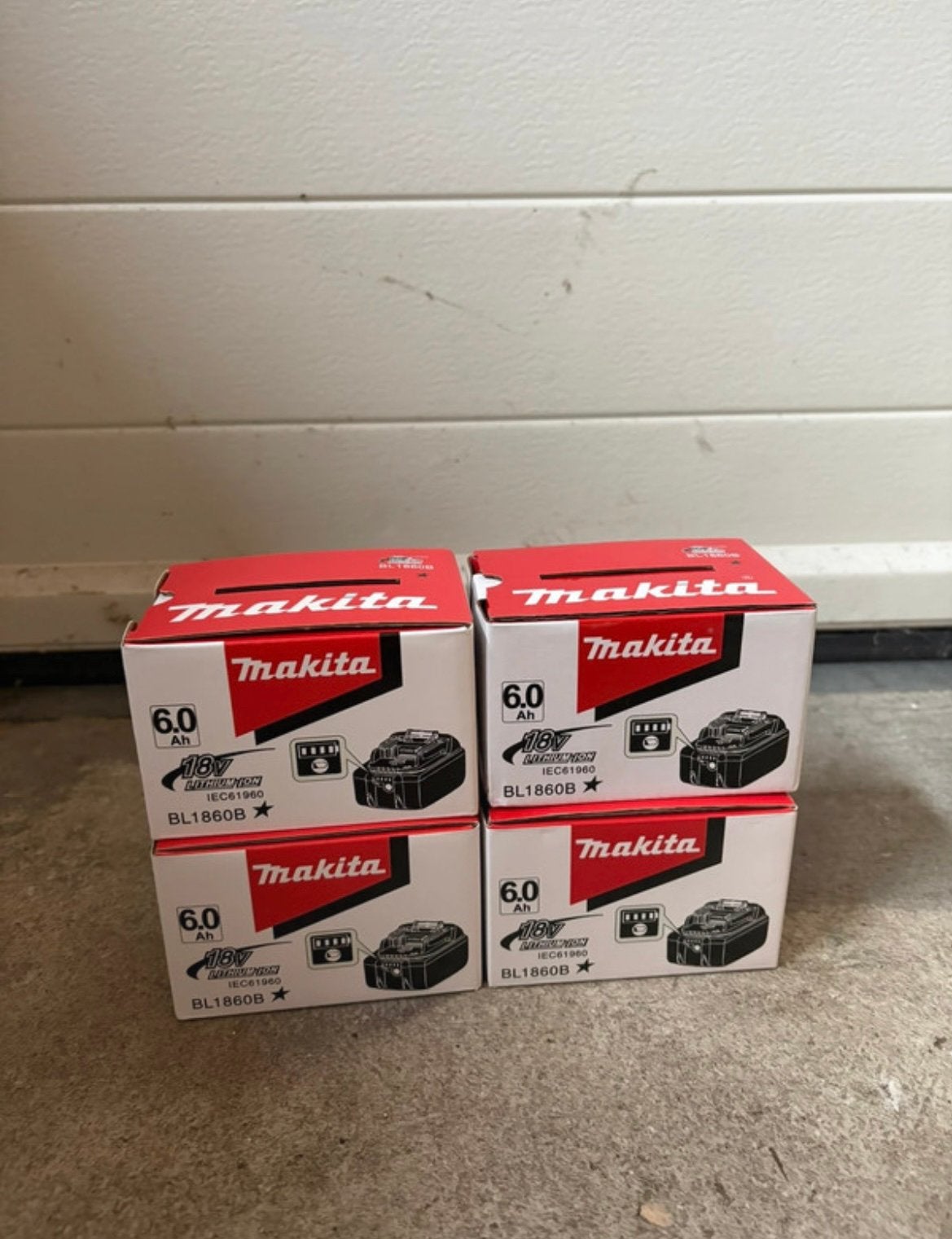 3x Makita BL1860B 18V 6.0Ah Li-Ion accu – NIEUW origineel, Doe-het-zelf en Bouw, Gereedschap | Boormachines, Ophalen