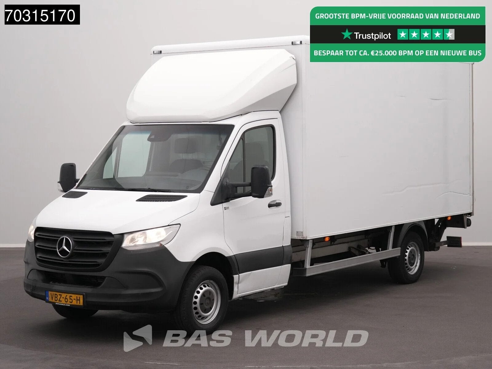Mercedes Sprinter 316 CDI Automaat D'Hollandia Laadklep Zijd, Auto's, Automaat, Stof, Gebruikt, 4 cilinders