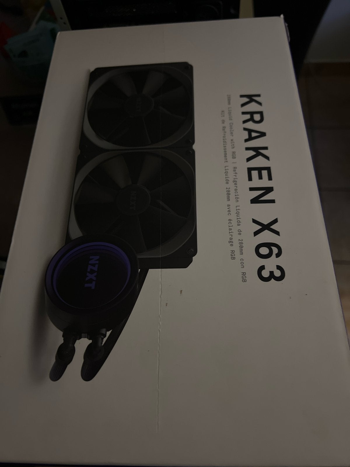 Refroidissement AIO NZXT Kraken X63 280 mm (boîte incluse), Informatique & Logiciels, Enlèvement ou Envoi, Comme neuf