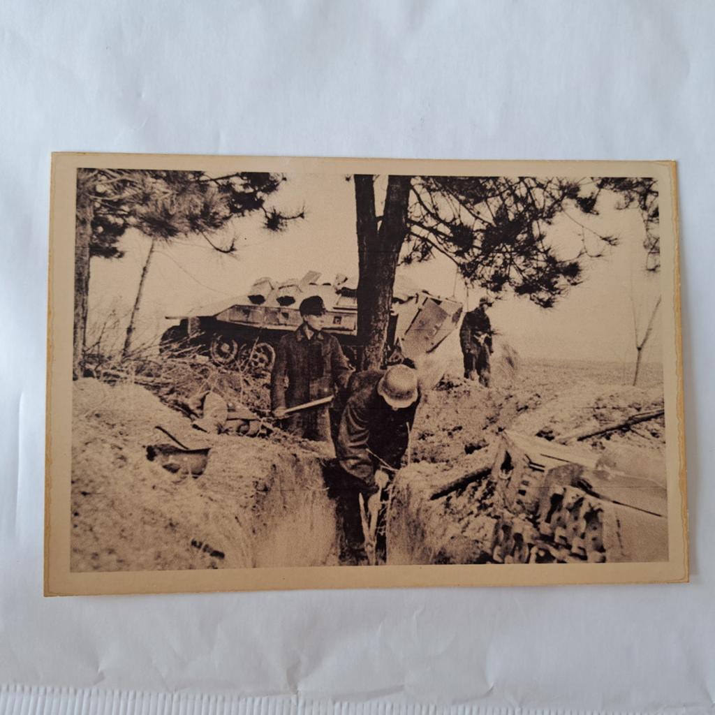 Historische WO2 foto – RAD-Flak & loopgraafwerkzaamheden, Verzamelen, Militaria | Tweede Wereldoorlog, Ophalen of Verzenden