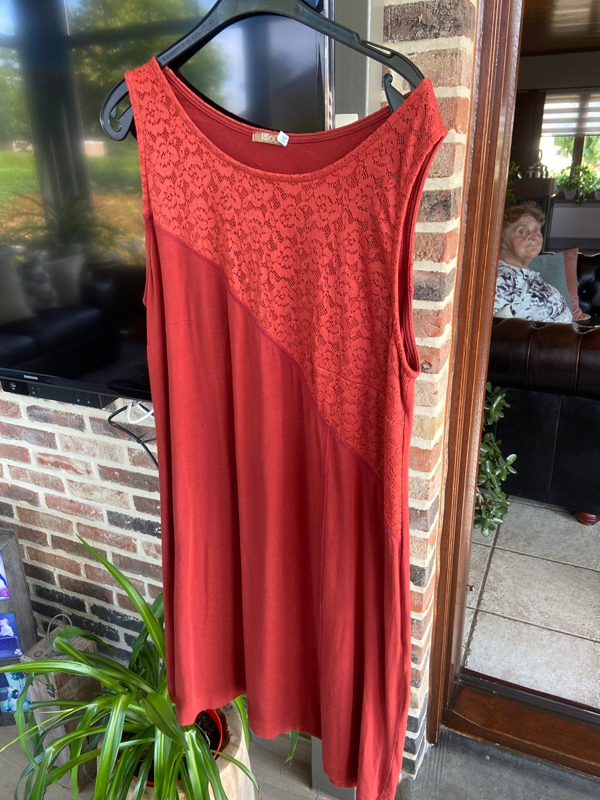 Mooie jurk en vest maat 48, Ophalen of Verzenden, Zo goed als nieuw, Maat 46/48 (XL) of groter