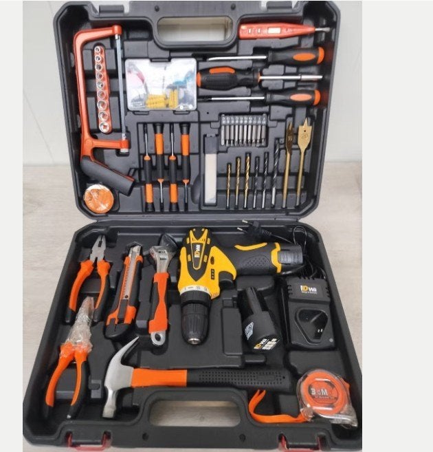 DW gereedschapset incl. schroefboormachine 2x accu, 171 dlg., Ophalen, Nieuw