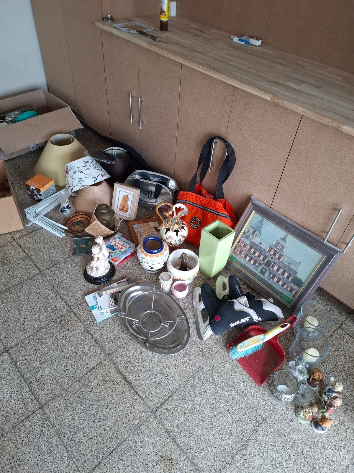 rommelmarktspullen, Ophalen