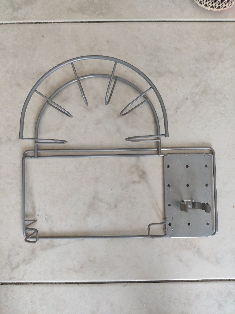 IKEA Variera Vacuüm- slanghouder zilverkleurig, Industriel, Enlèvement, Utilisé, Métal