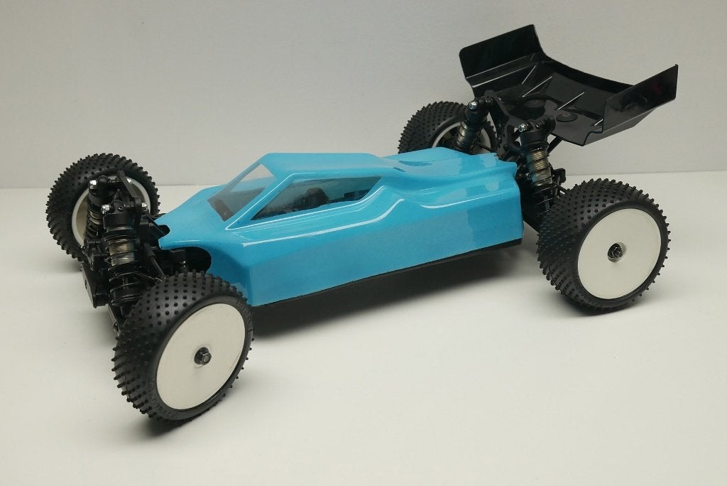 Xray XB4 2022-24 in zeer goeie staat, zie foto's van cardans, Échelle 1:10, Enlèvement ou Envoi, Voiture off road, Utilisé