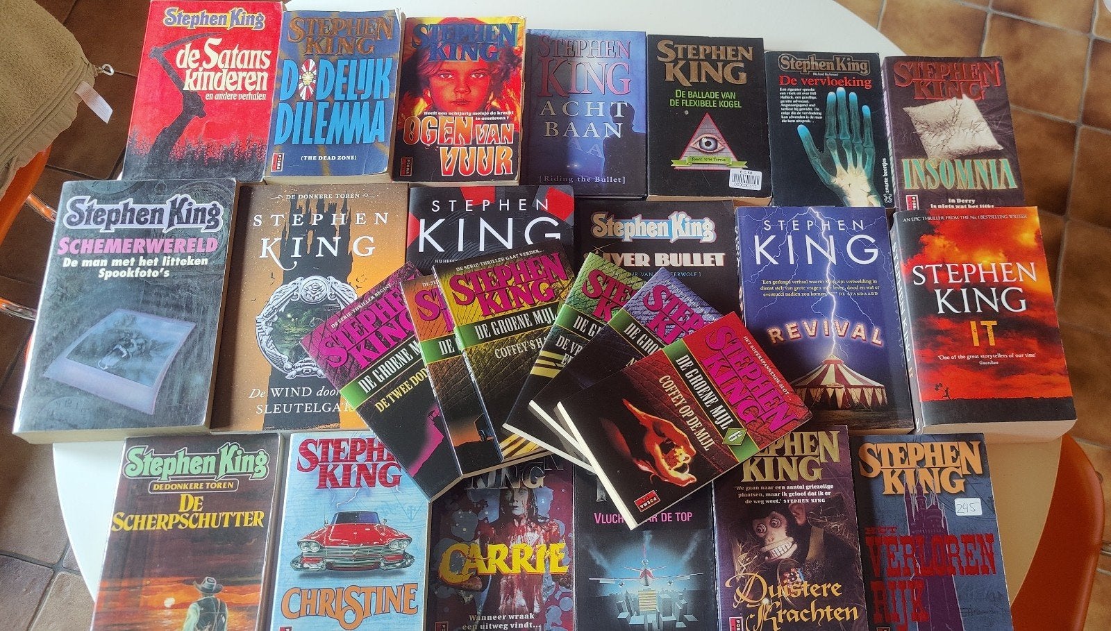 25 Stephen King boeken (lot), Ophalen