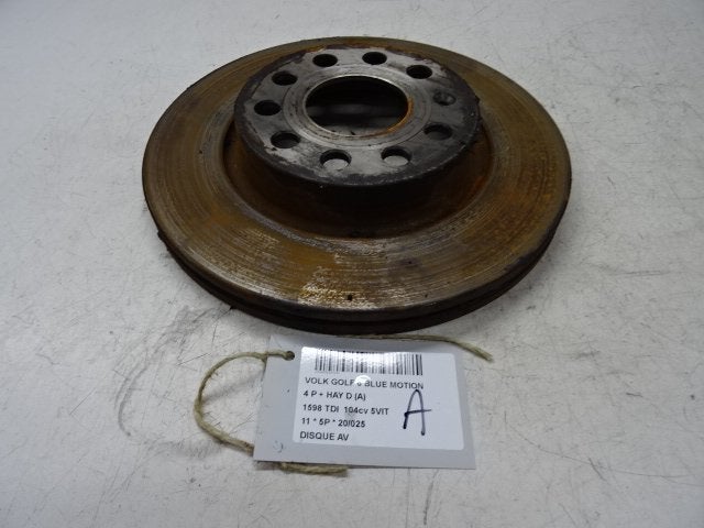 REMSCHIJF VOOR Volkswagen Golf VI (5K1) (01-2008/11-2013), Gebruikt, Volkswagen
