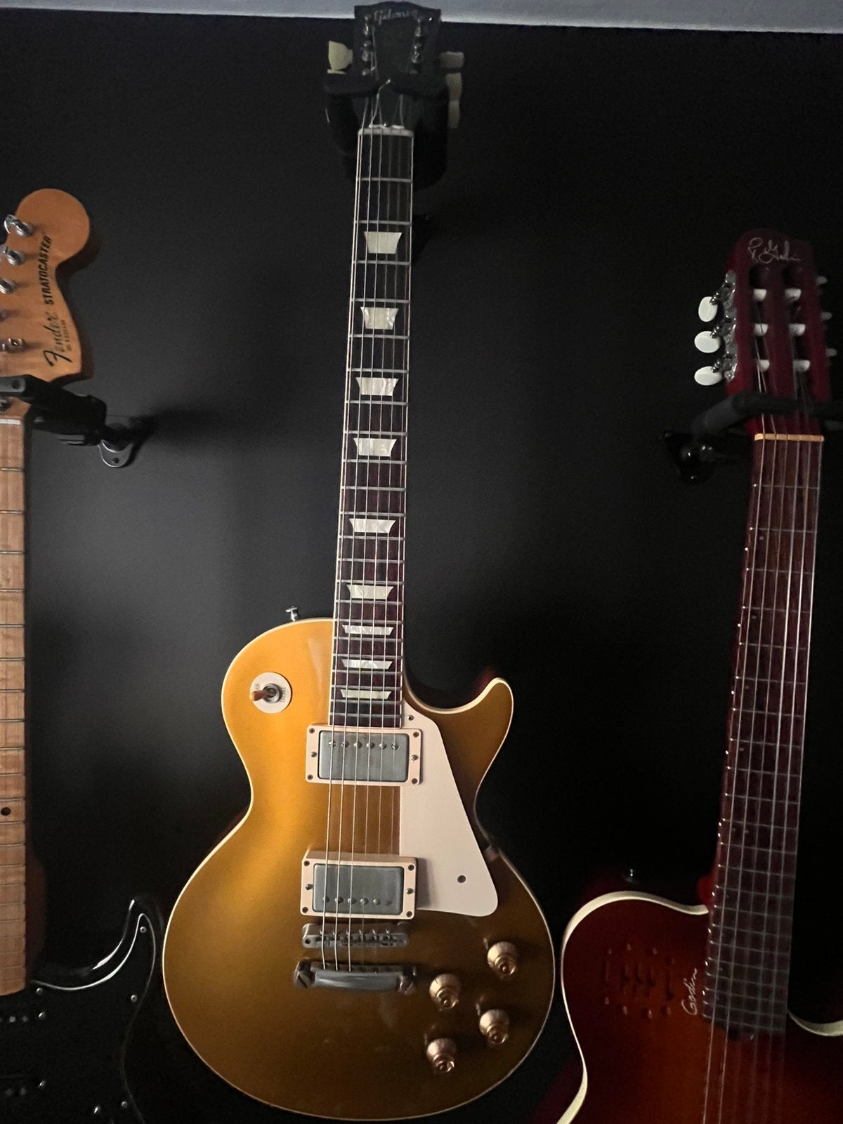 Gibson les paul Custom Shop gold top AG VOS, Enlèvement, Comme neuf, Solid body, Gibson