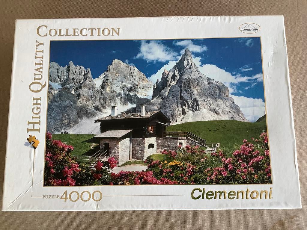 Prachtige puzzel van de Dolomieten 4000 stuks - Clementoni, Ophalen, Gebruikt