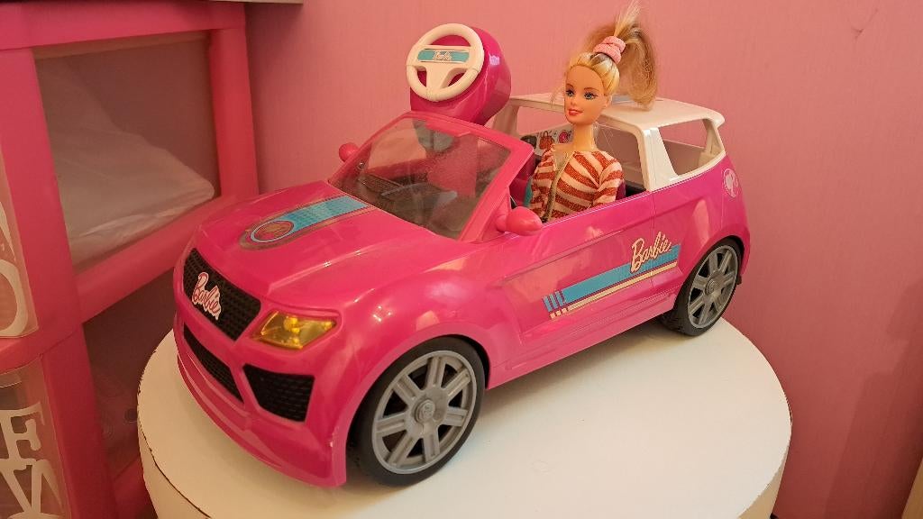 voiture et poupée Barbie, Enlèvement, Comme neuf, Barbie