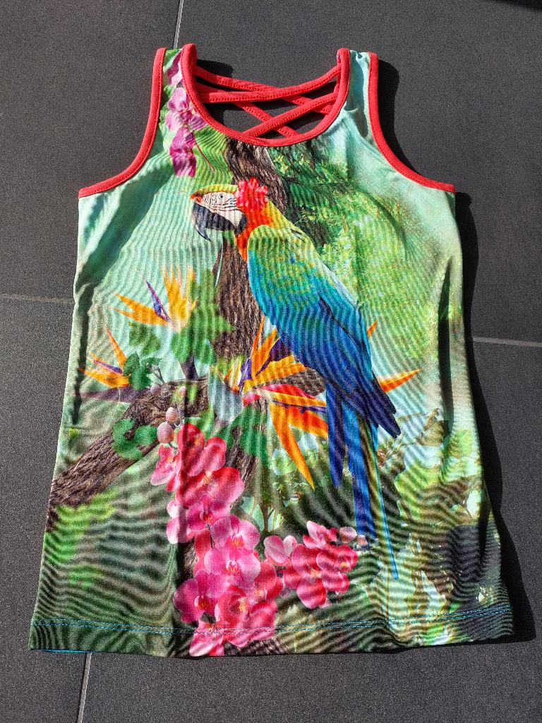 Topje maat 134, Kinderen en Baby's, Kinderkleding | Maat 134, Ophalen of Verzenden, Zo goed als nieuw, Meisje