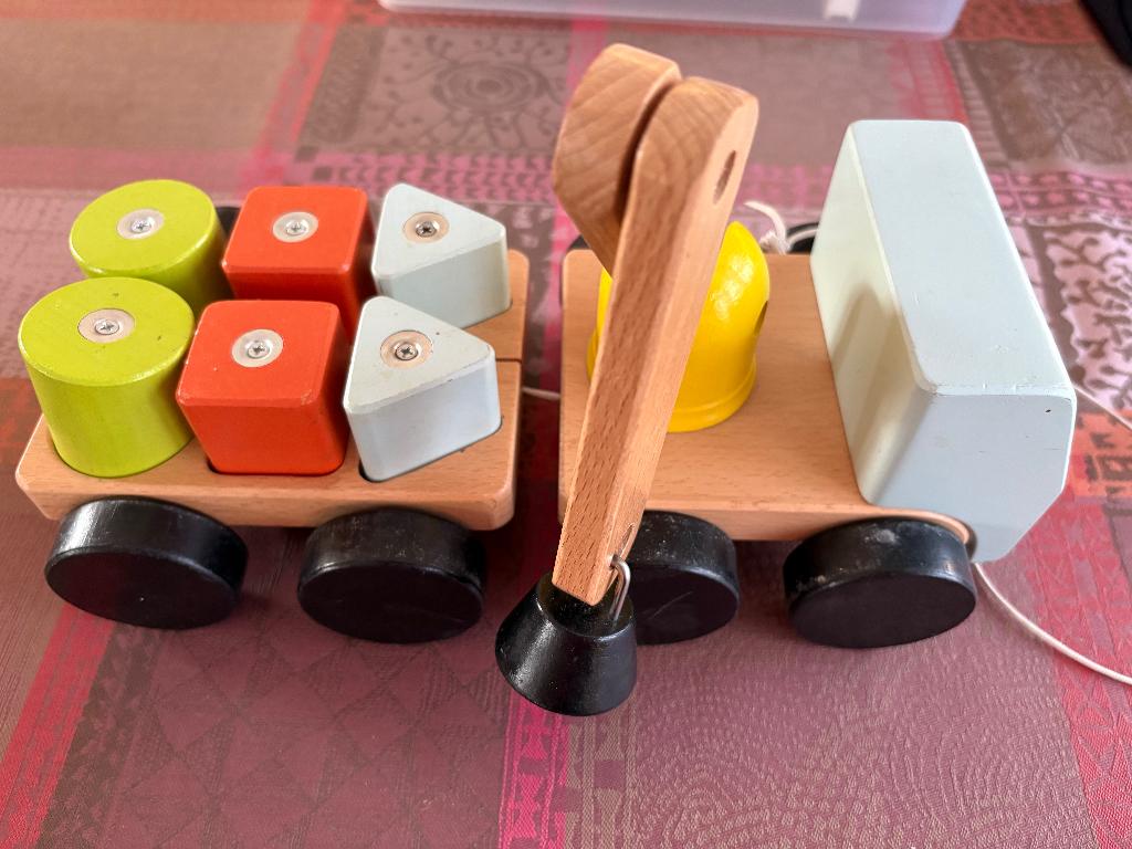 jeu camion bois enfant, Enlèvement, Utilisé