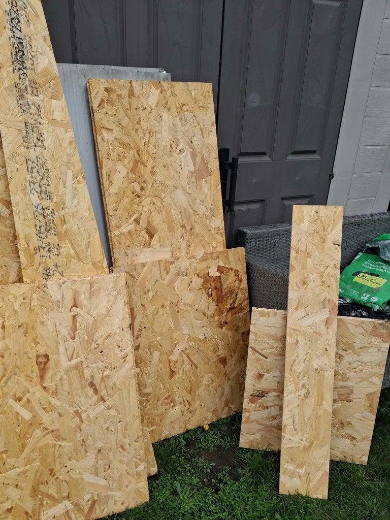 overschot osb platen - bieden, Doe-het-zelf en Bouw, Ophalen, Nieuw
