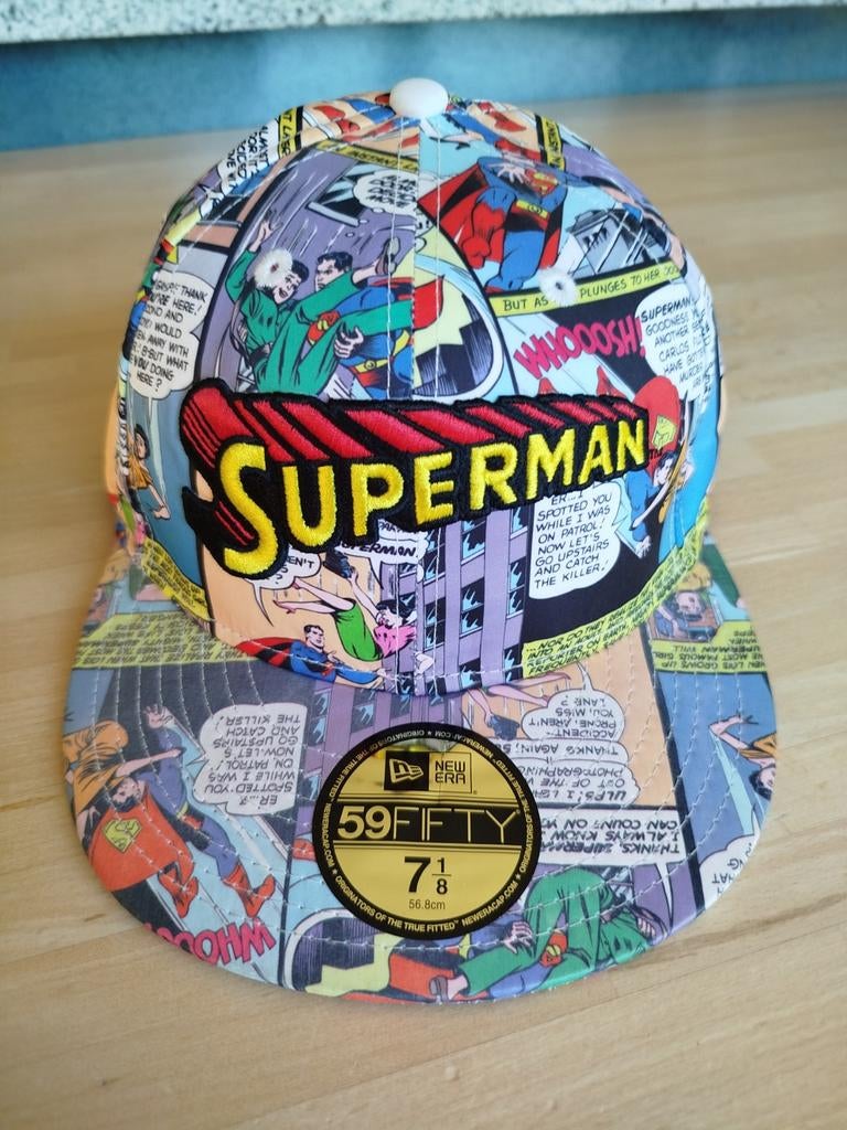 Casquette New Era 59FIFTY Superman, Enlèvement ou Envoi, Casquette