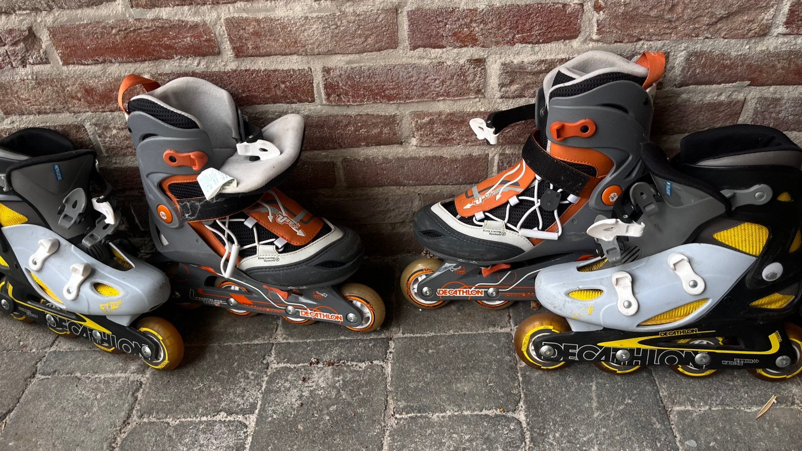 Rollerblades, Sport en Fitness, Verstelbaar, Kinderen, Zo goed als nieuw, Inline skates 4 wielen