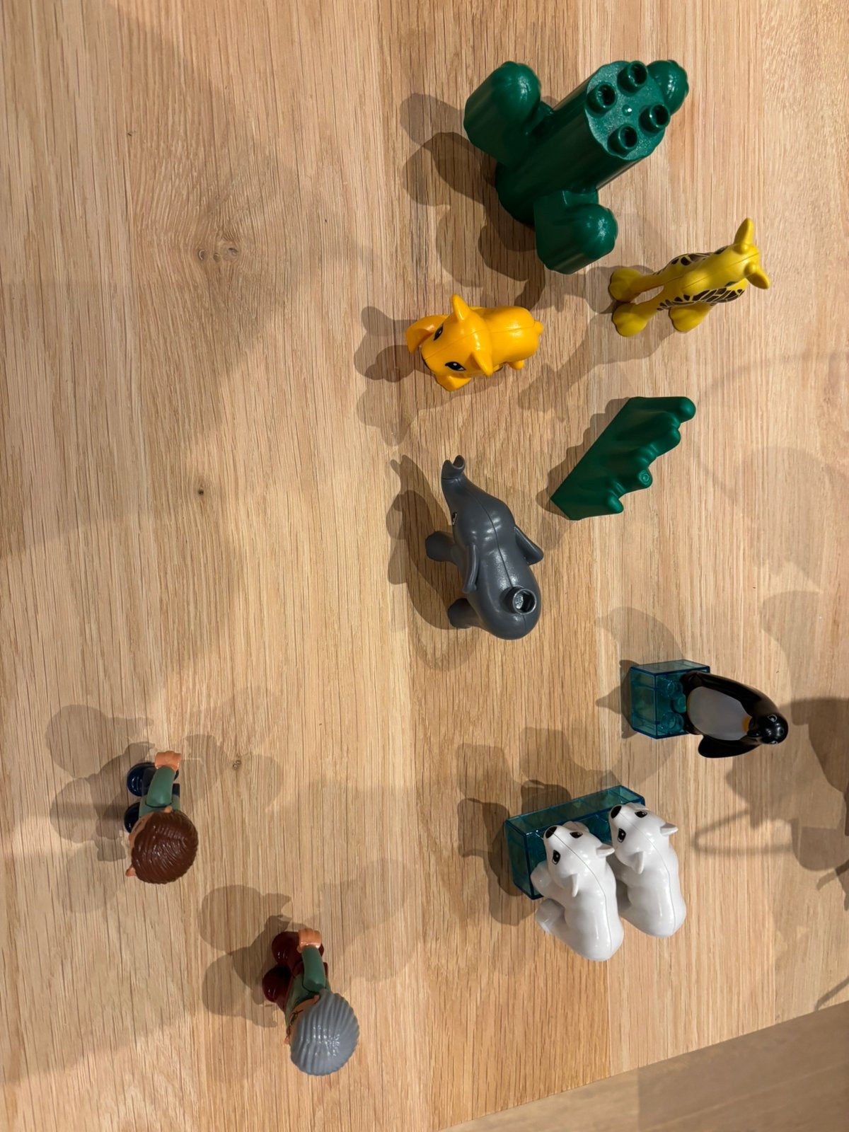 Jungledierenset, Gebruikt, Ophalen of Verzenden, Duplo, Losse stenen