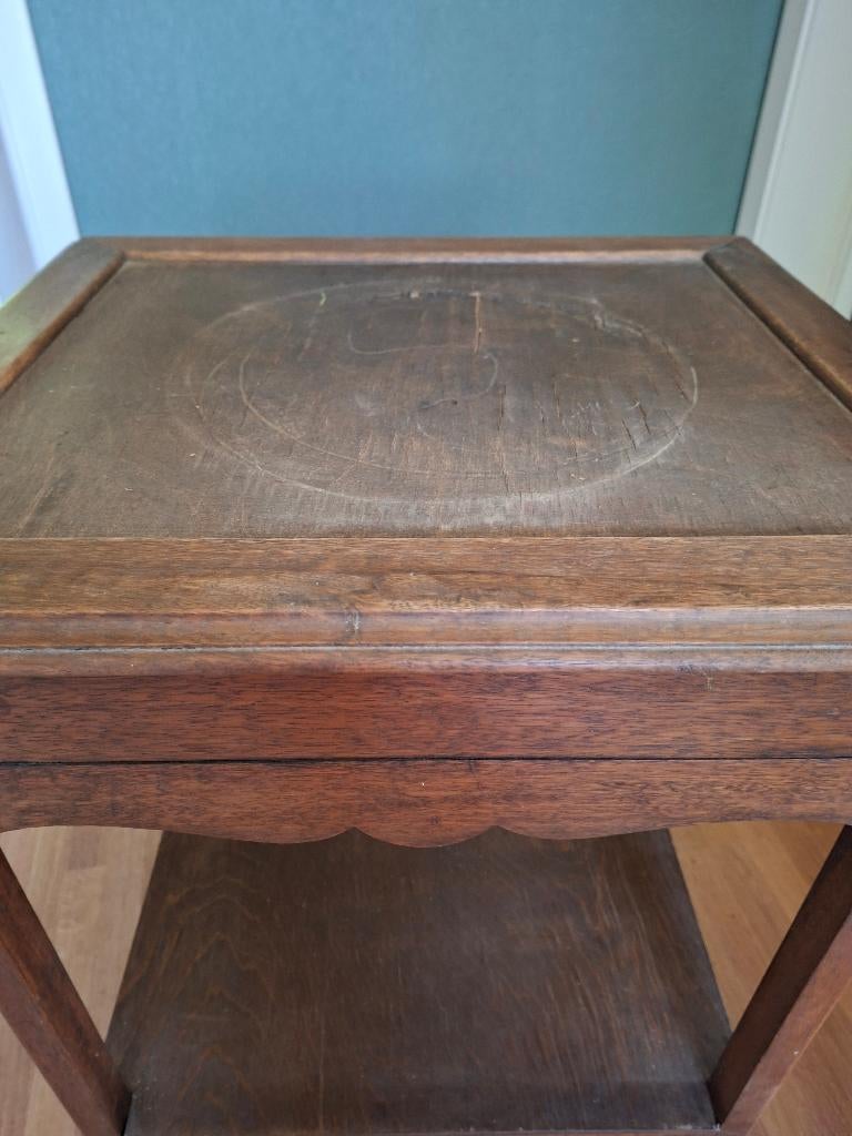 Oude bijzet tafel, Antiek en Kunst, Ophalen