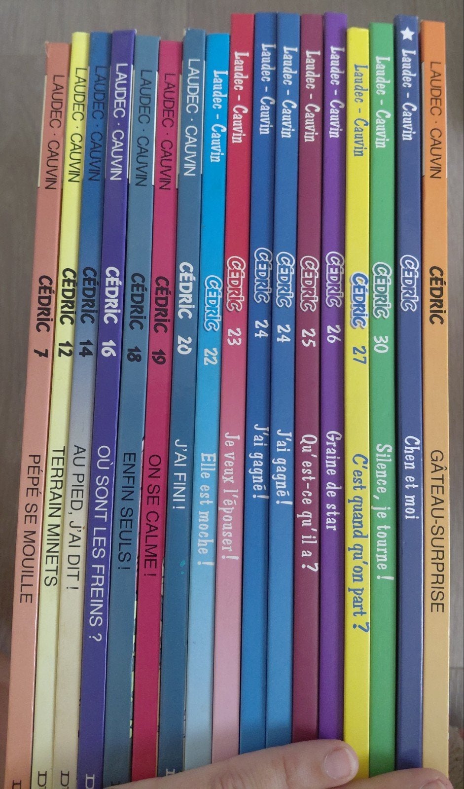BD diverses:triple galop, cedric, asterix, Boule et Bill,..., Livres, Enlèvement