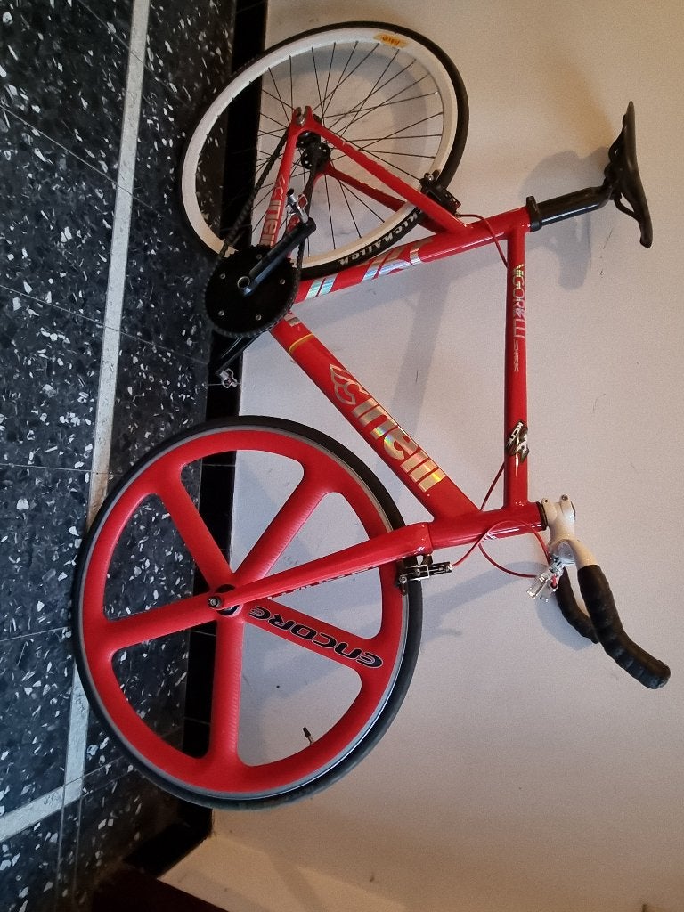 cinelli, Fietsen en Brommers, Velgrem, Aluminium, Zo goed als nieuw, 53 tot 57 cm