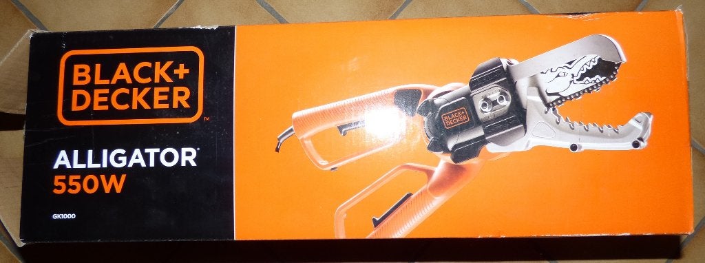 Coupe-branches Alligator Black+Decker GK1000-QS, Jardin & Terrasse, Taille-haies, Utilisé, Électrique, Enlèvement