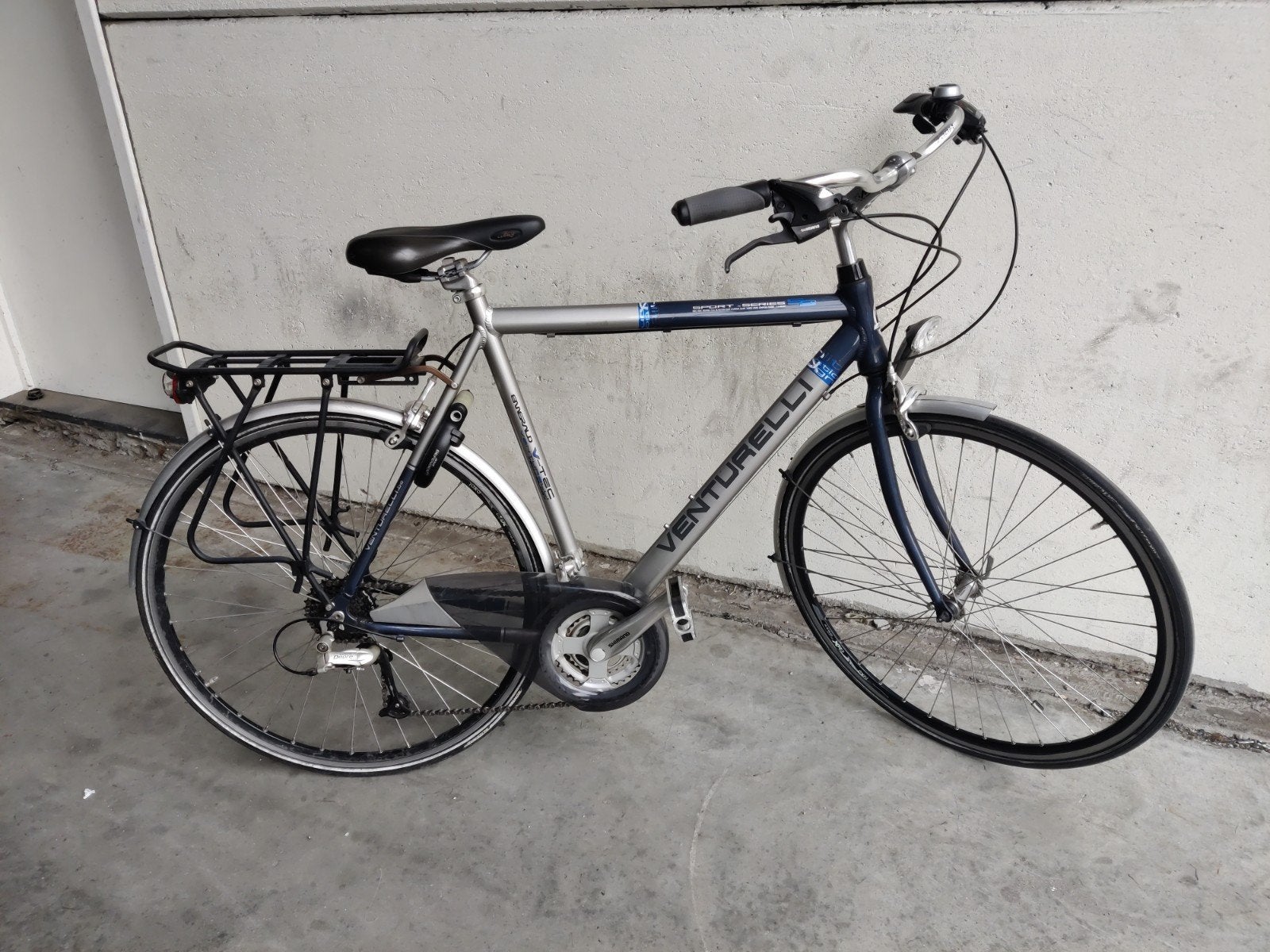 Herenfiets Venturelli 24 versnellingen, Velgrem, Versnellingen, Zo goed als nieuw, 57 tot 61 cm